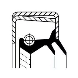 Wellendichtring, Differential